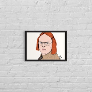 Dwight Schrute, as Meredith, The Office limited art prints. image 2