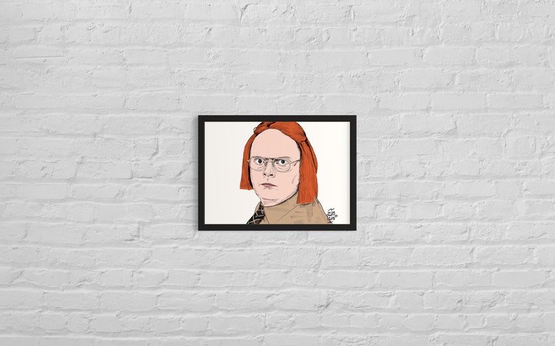 Dwight Schrute, as Meredith, The Office limited art prints. image 2