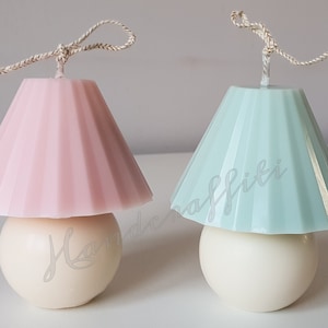 Velas de lámpara hechas a mano / Decoración del hogar / Velas aromáticas / Velas decorativas / soja / vegana / Regalo de boda / regalo de inauguración / nuevo hogar