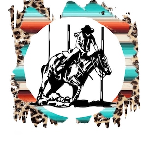 DIGITAL DOWNLOAD, Sublimation Transfers, DIY Shirt, Sublimation, Transfers Ready to Press, Heat Transfer Designs, Pole Bender, Serape,Rodeo