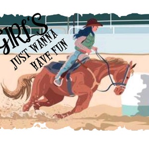 Barrel Racer, Girl, Ready to Press, Sublimation Transfer, DIY Shirt, Sublimation Design, Transfer Ready To Press, Heat Transfer Design