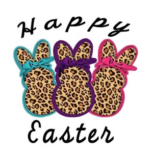 Ostern, Leopard Hasen, Druckfertig, Sublimation Transfer, DIY Shirt, Sublimation Design, Transfer bereit zum Druck, Heat Transfer Design