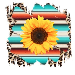 Pronto para prensar, transferências de sublimação, camisa DIY, sublimação, transferências prontas para prensar, designs de transferência de calor, girassol, leopardo, sarape