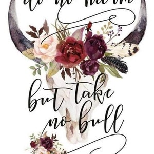 Ready to Press, Sublimation Transfers, DIY Shirt, Sublimation, Transfers Ready To Press, Heat Transfer Designs, Cow skull, Boho, Floral