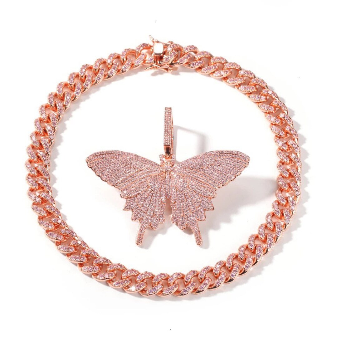 Butterfly cuban choker Clearance