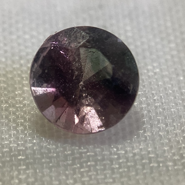 Bicolor Tourmaline round faceted gemstone 1pc 5mm