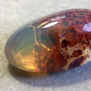Oval Jelly Opal Cabochon 1pc 16.6x10mm