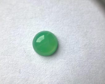 Chrysoprase round cabochon 1pc 7mm