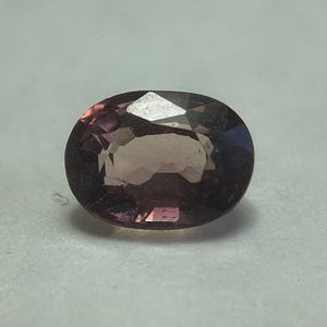 Medium pink oval faceted gemstone tourmaline 1pc 5.5x4mm