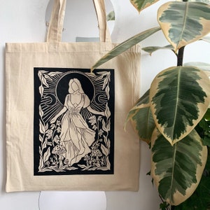 Woodland Witch // Tote Bag // Screen Printed