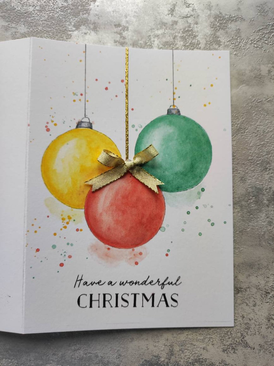 Christmas Cards Print of Original Watercolour Painting - Etsy