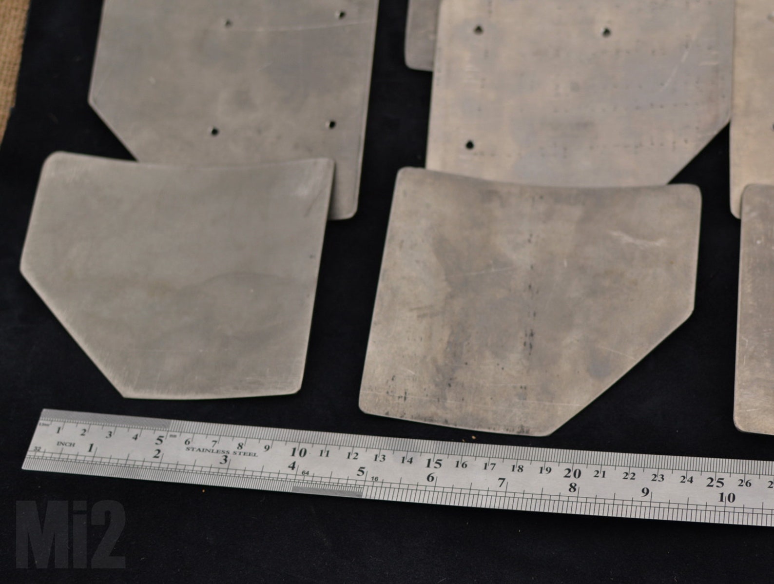 Titanium armour plates with holes Etsy