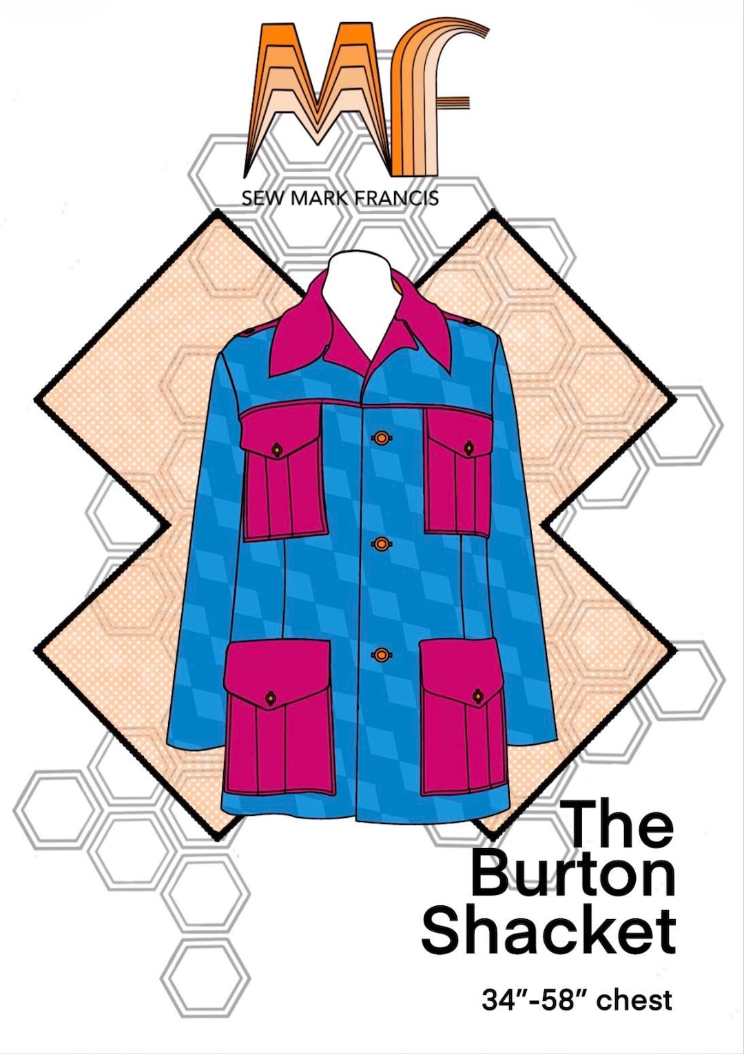 Burton Shacket Sewing Pattern - Etsy