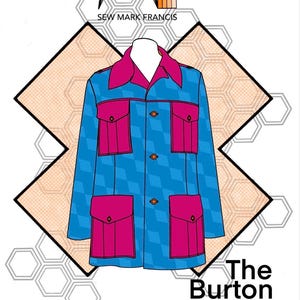 Burton Shacket PDF Sewing Pattern
