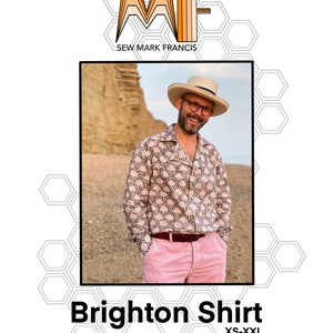 Patrón de costura en PDF para la camisa Brighton