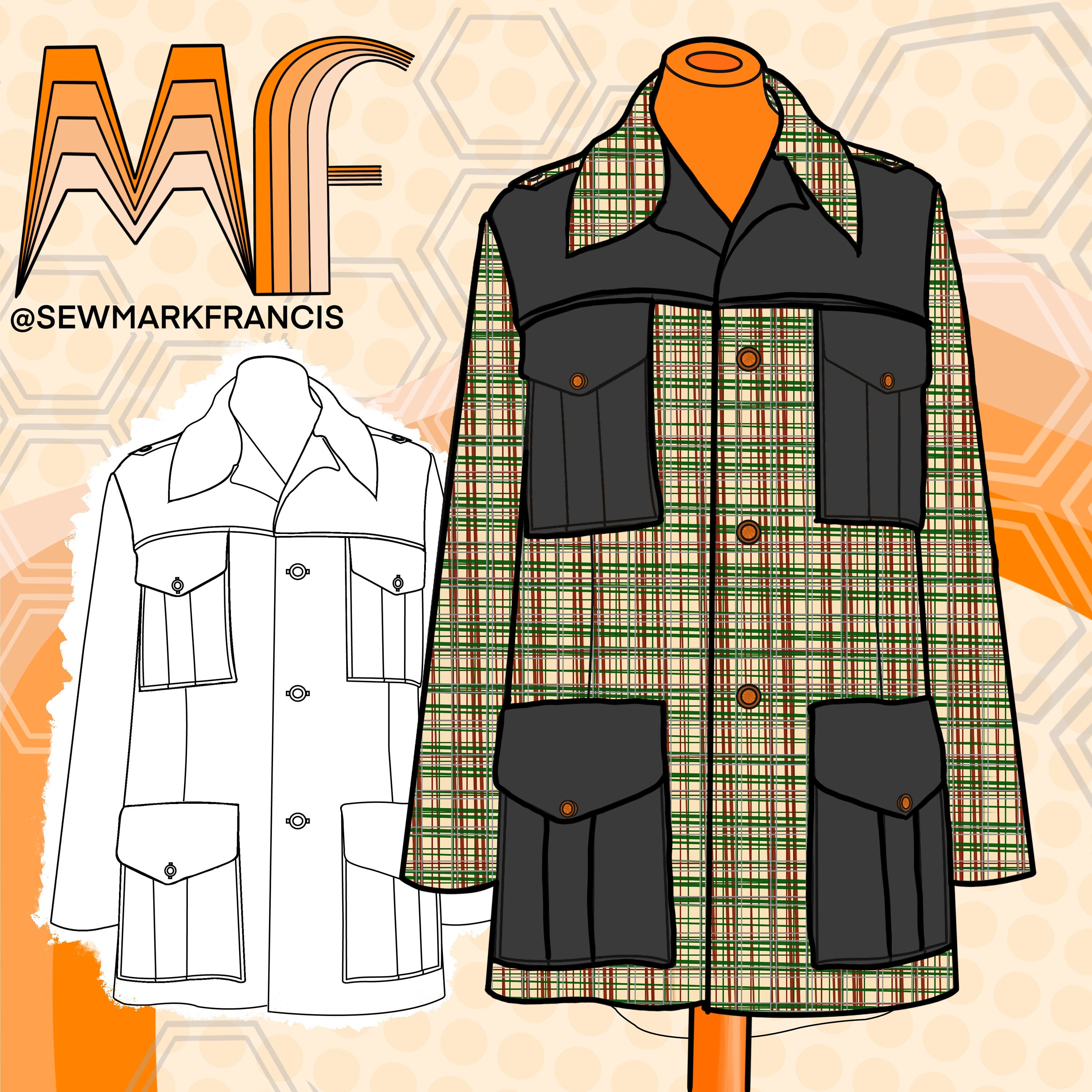 Burton Shacket PDF Sewing Pattern - Etsy