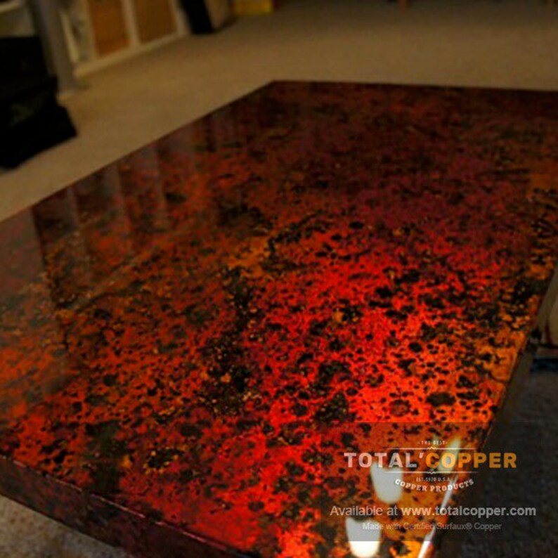 Wildfire Copper Sheet Patina Copper Copper Sheet Metal For Etsy