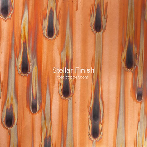 Stellar Copper Backsplash Sheet Decorative Kitchen Etsy