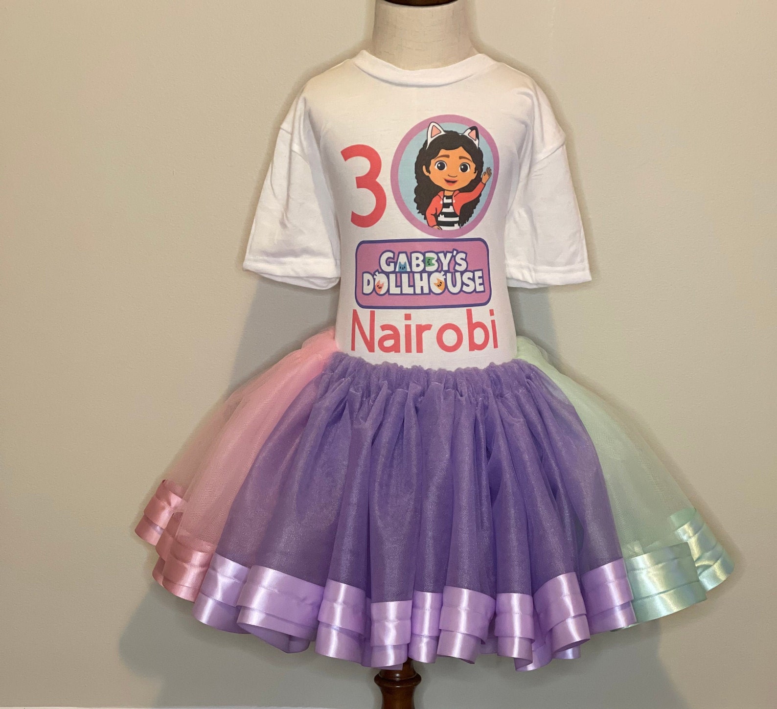 Gabbys dollhouse tutu outfit Gabbys dollhouse shirt tutu Etsy