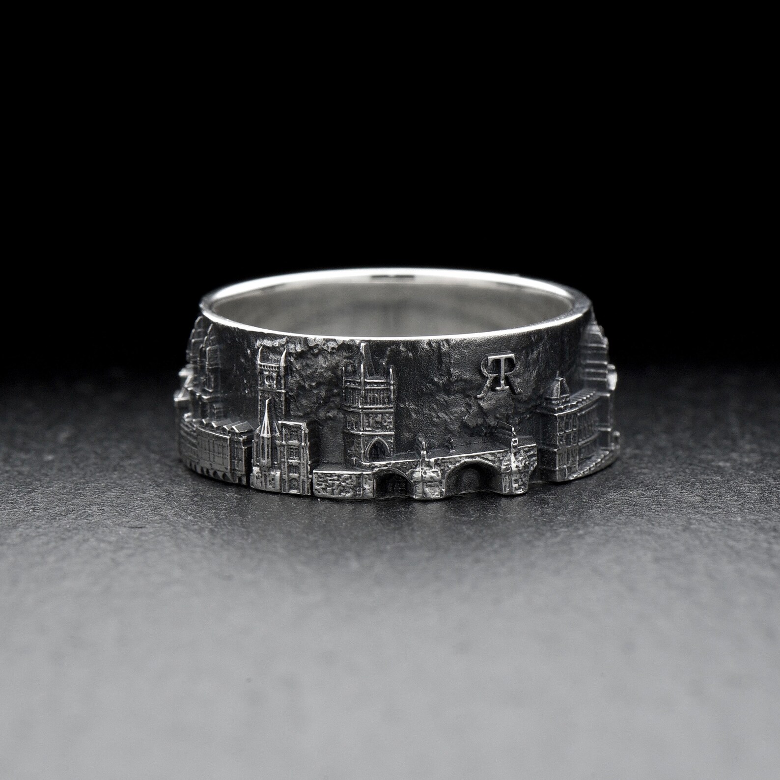 Prague ring Gothic Souvenir wedding Architecture ring Czech Etsy