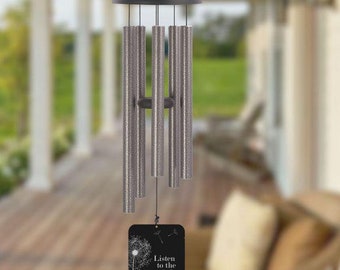 Listen to the Wind and Know I am Near Memorial Wind Chimes | When the Wind Blows know that I am Near Memorial Wind Chimes | Personalized Mem
