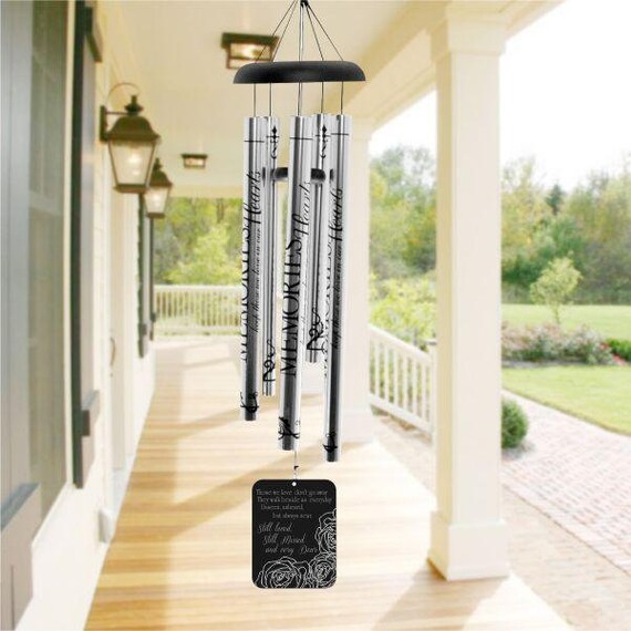 In loving memory wind chimes memorial wind chimes etsy