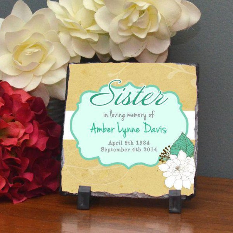 In Loving Memory of Sister Gifts Personalized Memorial Gifts Etsy