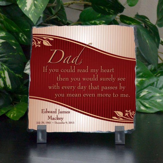 In Loving Memory of Father Gifts Personalized Memorial Gifts Etsy