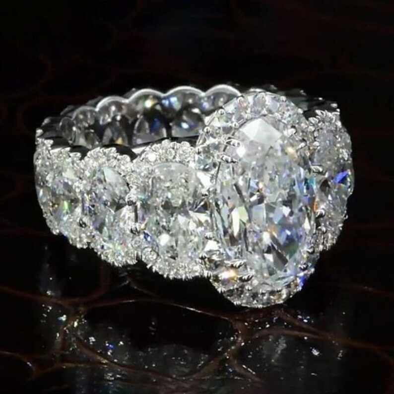 2.25Ct Oval Cut White Diamond Halo Diamond Layer Solitaire With Accent Anniversary Wedding Bridal Ring in 14K White Gold
