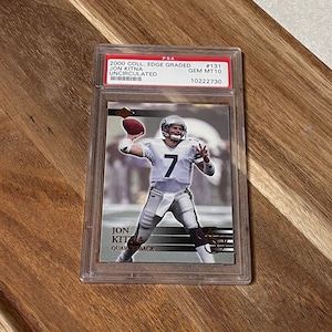 2000 Jon Kitna #131 Collector&#39;s Edge Graded - Uncirculated PSA Gem Mint 10