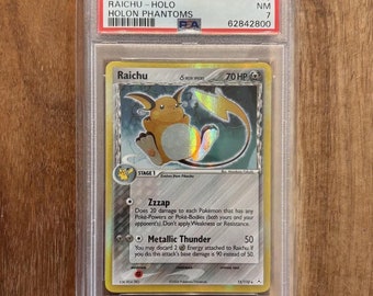 ライチュウEX ホロンファントムズ ホログラフィック PSA 7 – レア