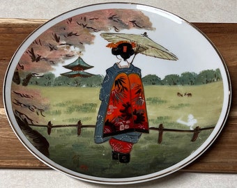 Vintage Hand-Painted Porcelain Maruzen Plate - Exquisite Chinese Artistry