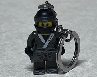 Collectible Ninjago "Nya" Lego Keychain - Black Ninja