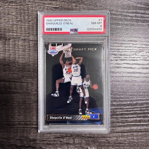1992 PSA 8 Shaquille O’Neal oberen Deck Nummer 1 Rookie Era Basketball Karte Sammlerstück