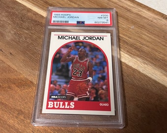 1989 Hoops #200 Michael Jordan PSA 8 - Iconic Chicago Bulls Guard