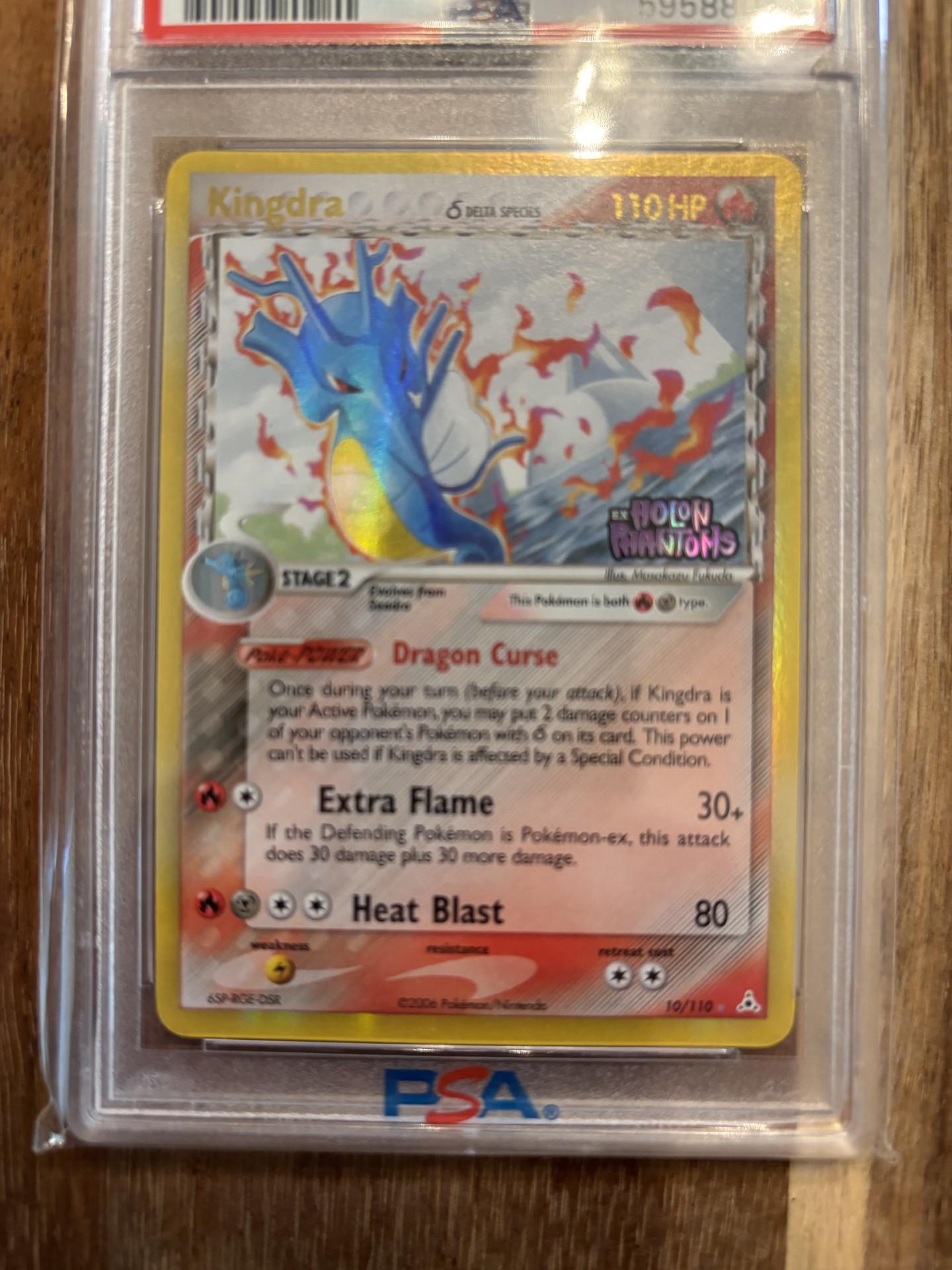 shiny kingdra pokemon card Kingdra HP150 2022 Collectible Holo Collectible Pokemon Card No. 037/196