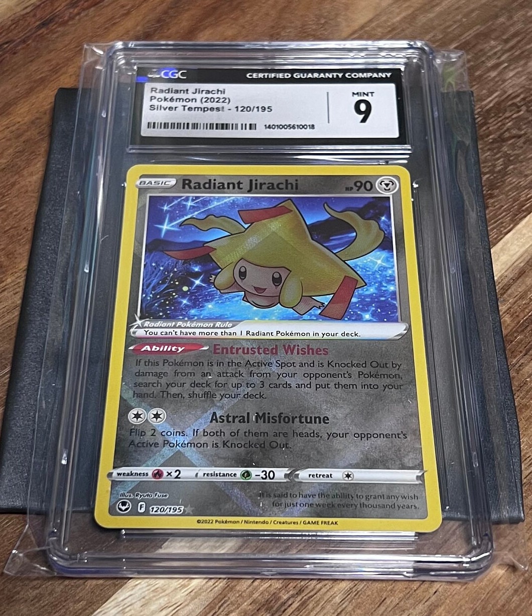 Radiant Jirachi - Graded CGC 9 Silver Tempest - Mint Condition Pokmon Trading Card 120/195 - Etsy Radiant Jirachi - Graded CGC 9 Silver Tempest - Mint Condition Pokmon Trading Card 120/195 - Etsy
