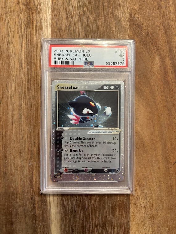sneasel pokemon card PSA 9 - MINT] SNEASEL #215 - Promo