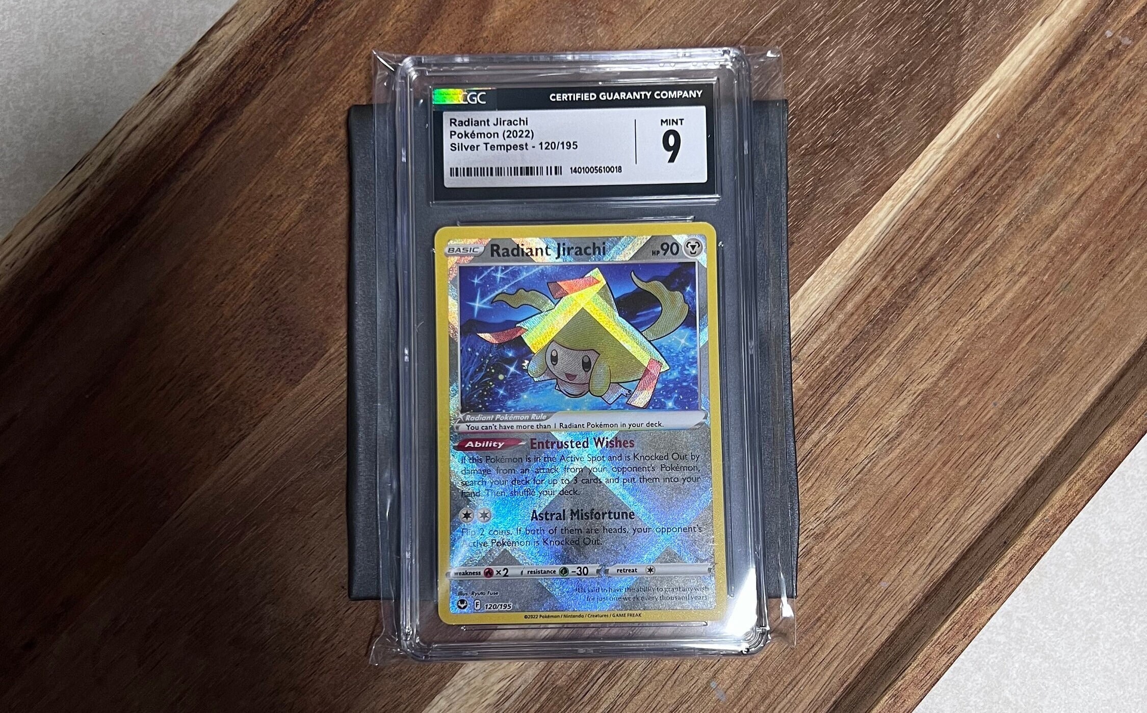 Radiant Jirachi - Graded CGC 9 Silver Tempest - Mint Condition Pokmon  Trading Card 120/195 - Etsy