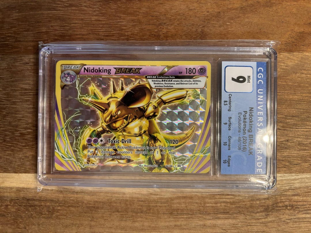 ☆PSA10☆GEM MINT【ニドキングBREAK/20周年/RR/CP6/初版】2016