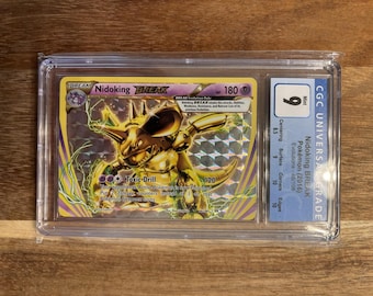 2016 nidoking pokemon card value Nidoking BREAK Holographic XY Evolutions CGC 9 – High-grade Pokémon Card  Collectible