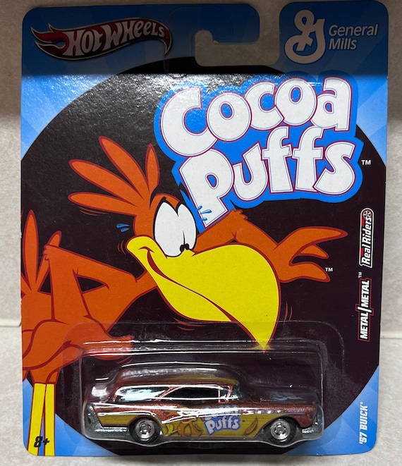 Hot Wheels General Mills '57 Buick - Cocoa Puffs 1:64 - Mint in