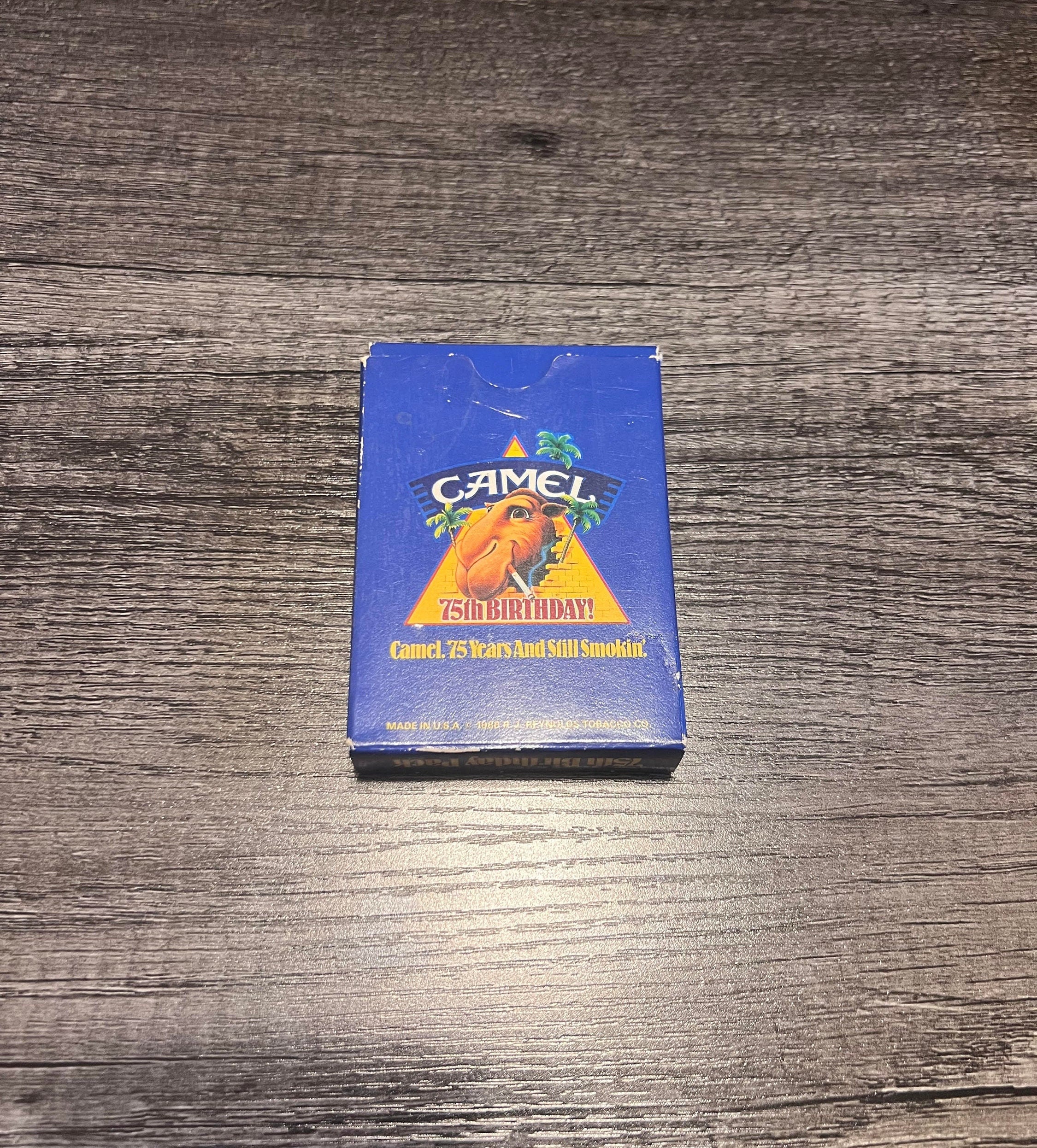 1988 Camel Cigarettes 75th Birthday Deck of Playing Cards - A