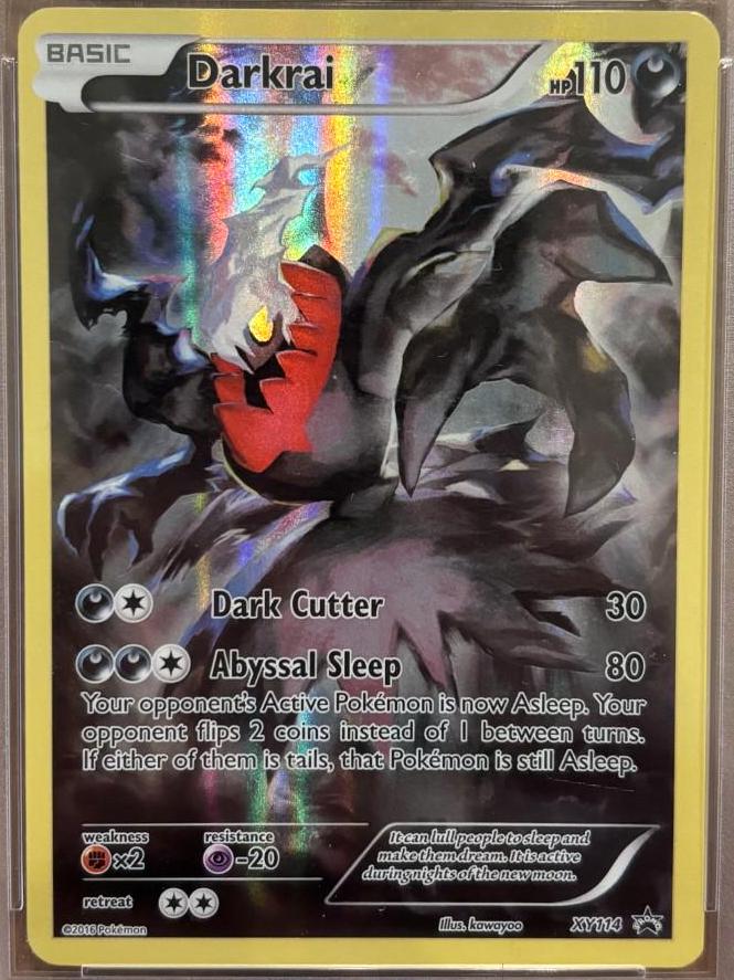 Darkrai Full Art Holographic Black Star Promo PSA 7