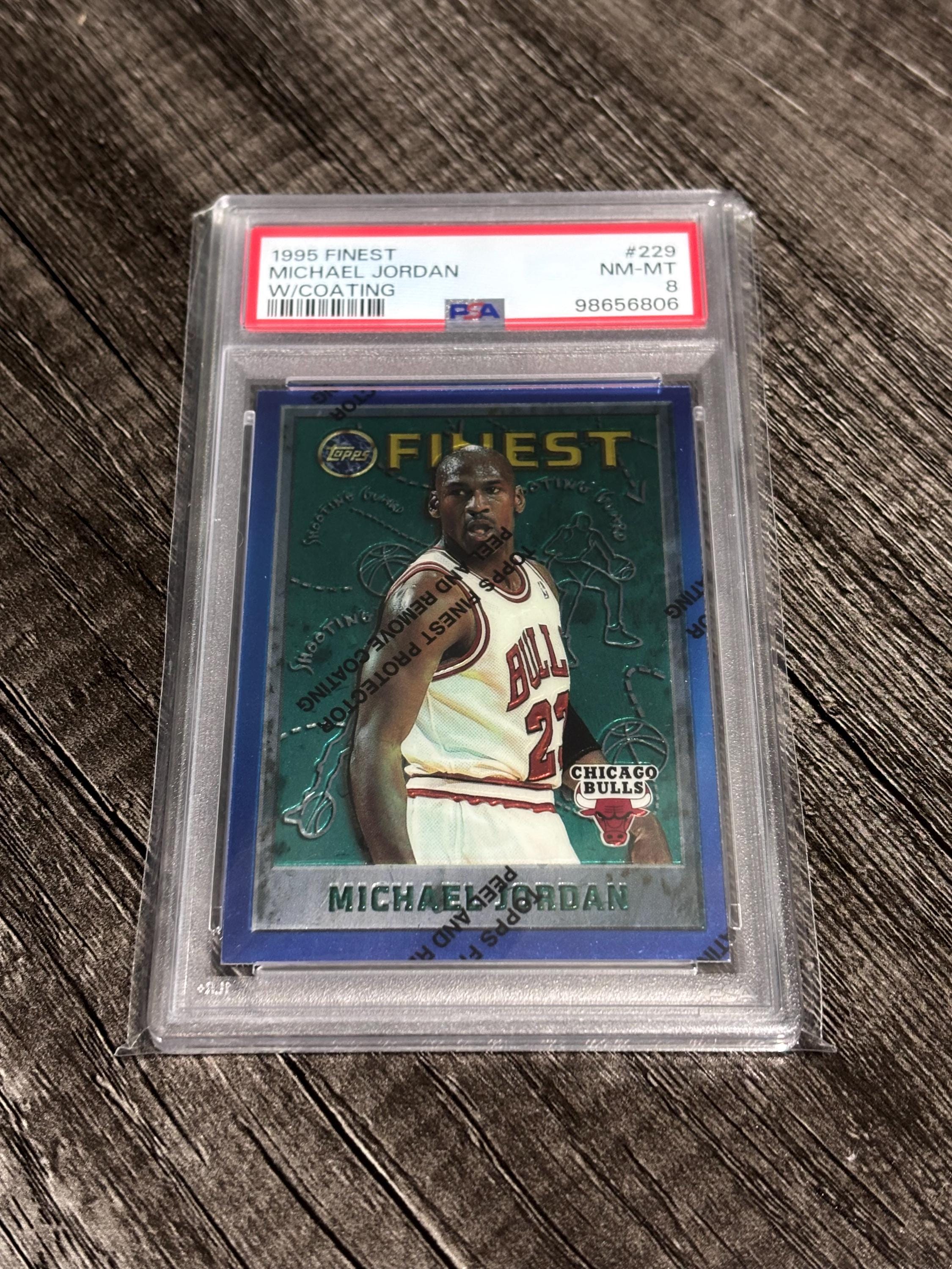1995 Topps Finest Michael Jordan #229: Chrome Basketball Card (PSA