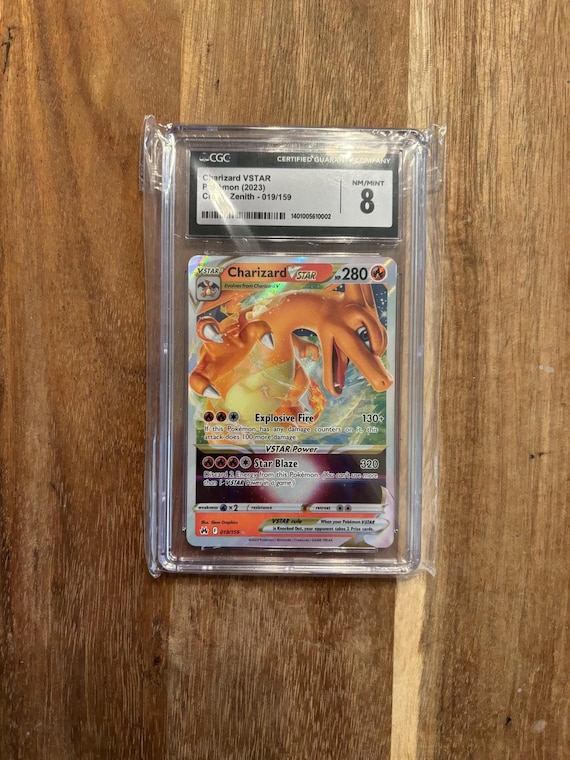 Charizard Vstar - Crown Zenith Graded CGC 8 - Pokémon Trading Card