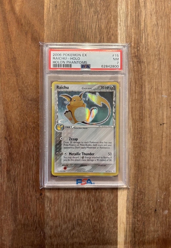 ライチュウEX ホロンファントムズ ホログラフィック PSA 7 – レア