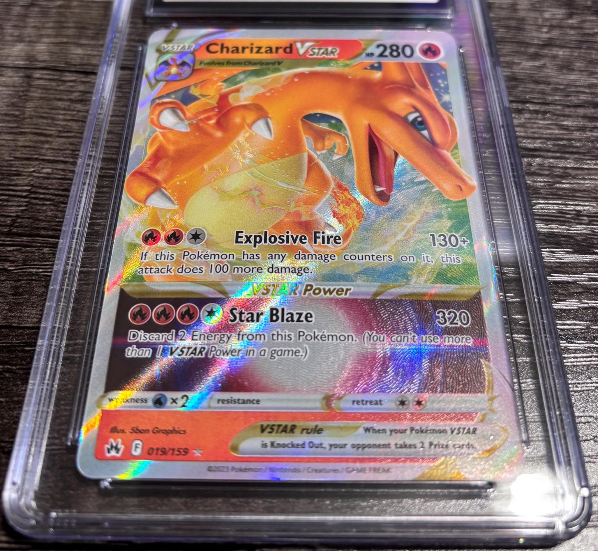 Charizard Vstar - Crown Zenith Graded CGC 10 - Pokmon Trading Card 019/159  - Etsy
