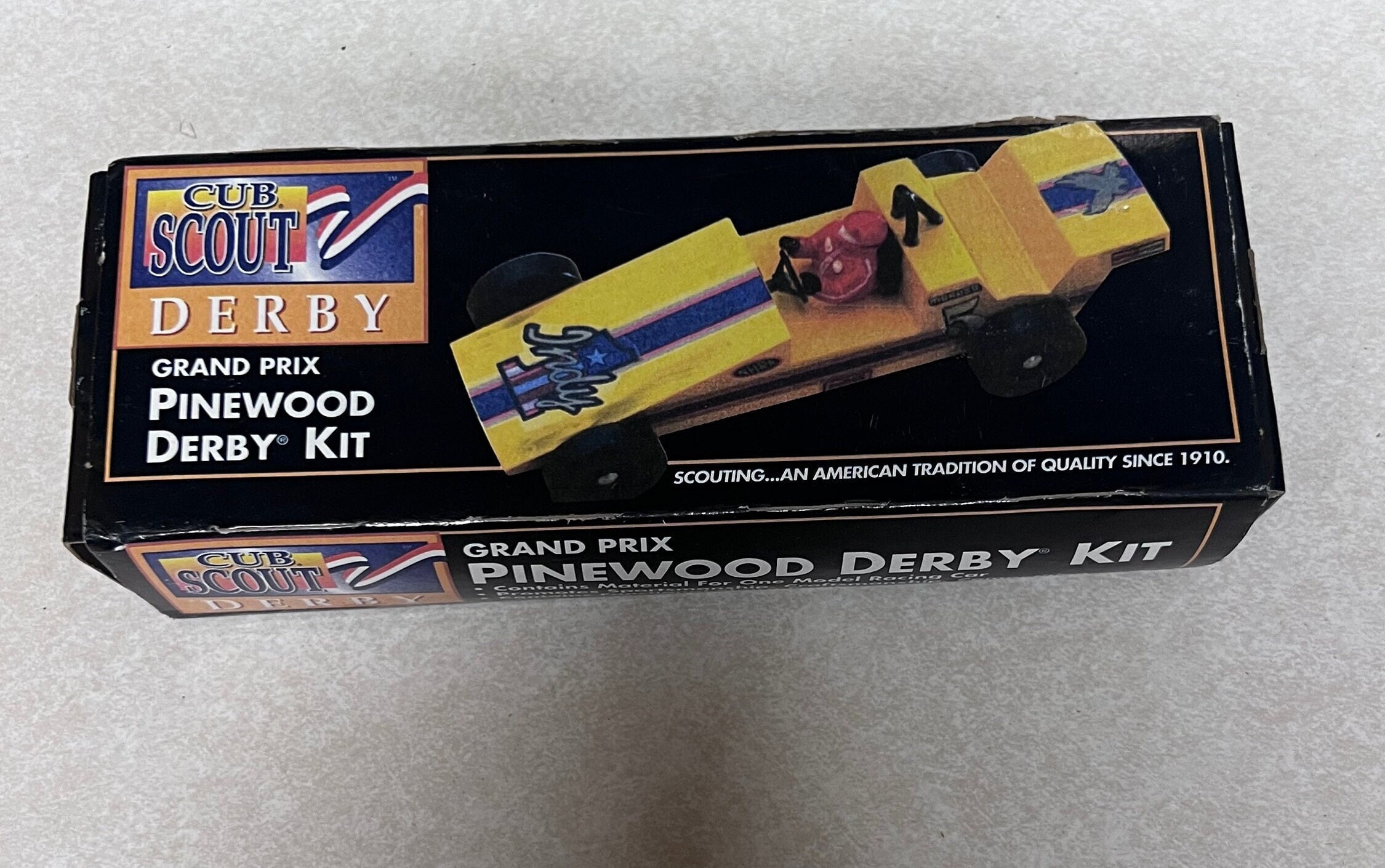 Cub Scout Derby Grand Prix Pinewood Derby Kit | 75th Anniversary Edition |  NEW
