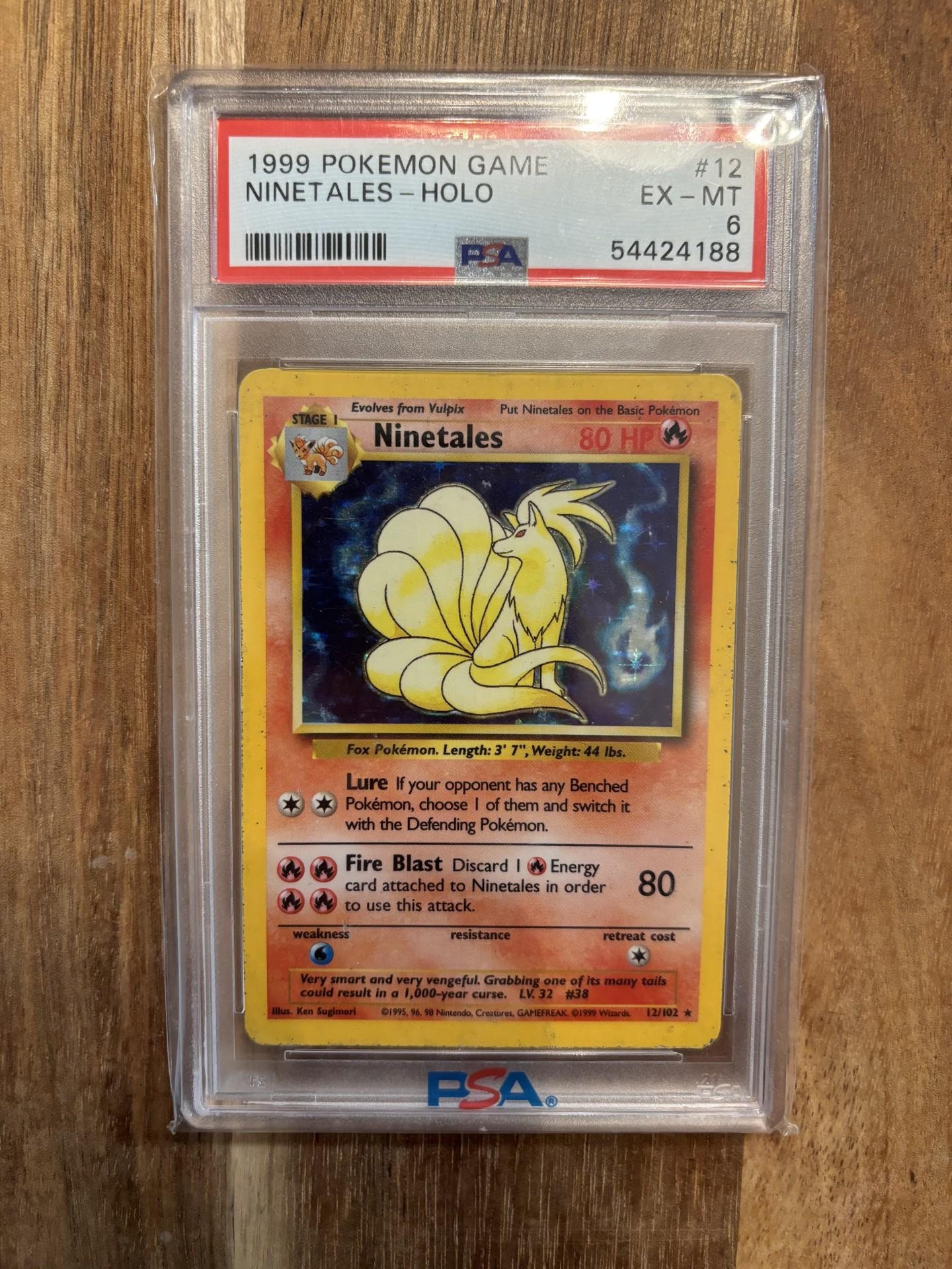 app to scan pokemon cards for value Ninetales ex - 038/165